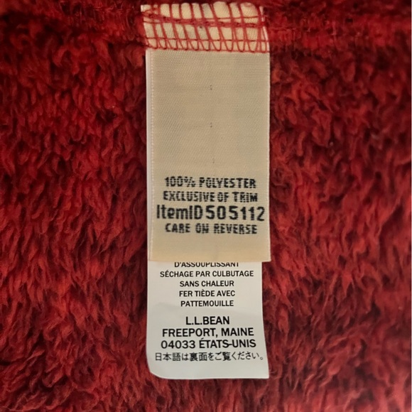 L.L.Bean Hi-Pile Fleece Pullover - Picture 3 of 4